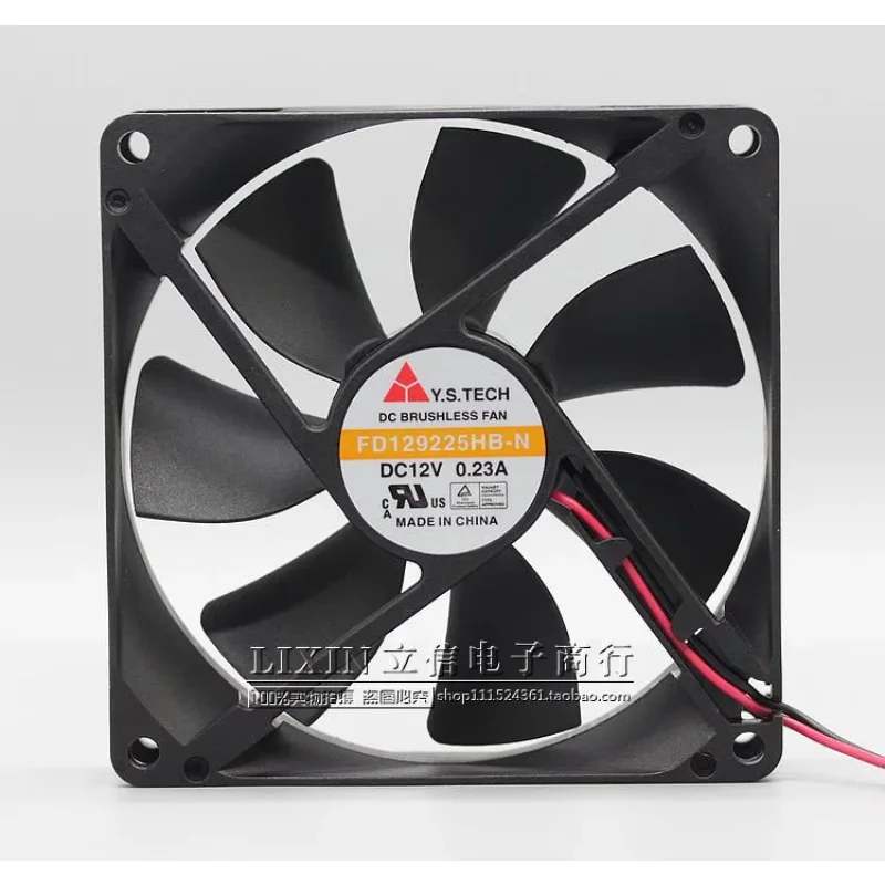 

Ltsf For Y.S TECH FD129225HB-N DC 12V 0.23A 90x90x25mm 2-Wire Server Cooling Fan 9cm