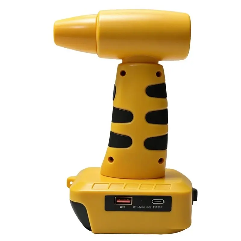 

ABUG-Cordless Hair Dryer Blower New 140, 000Rpm/Min USB Charging Port For 18V Li- 3-Speed Handheld Leaf Blower