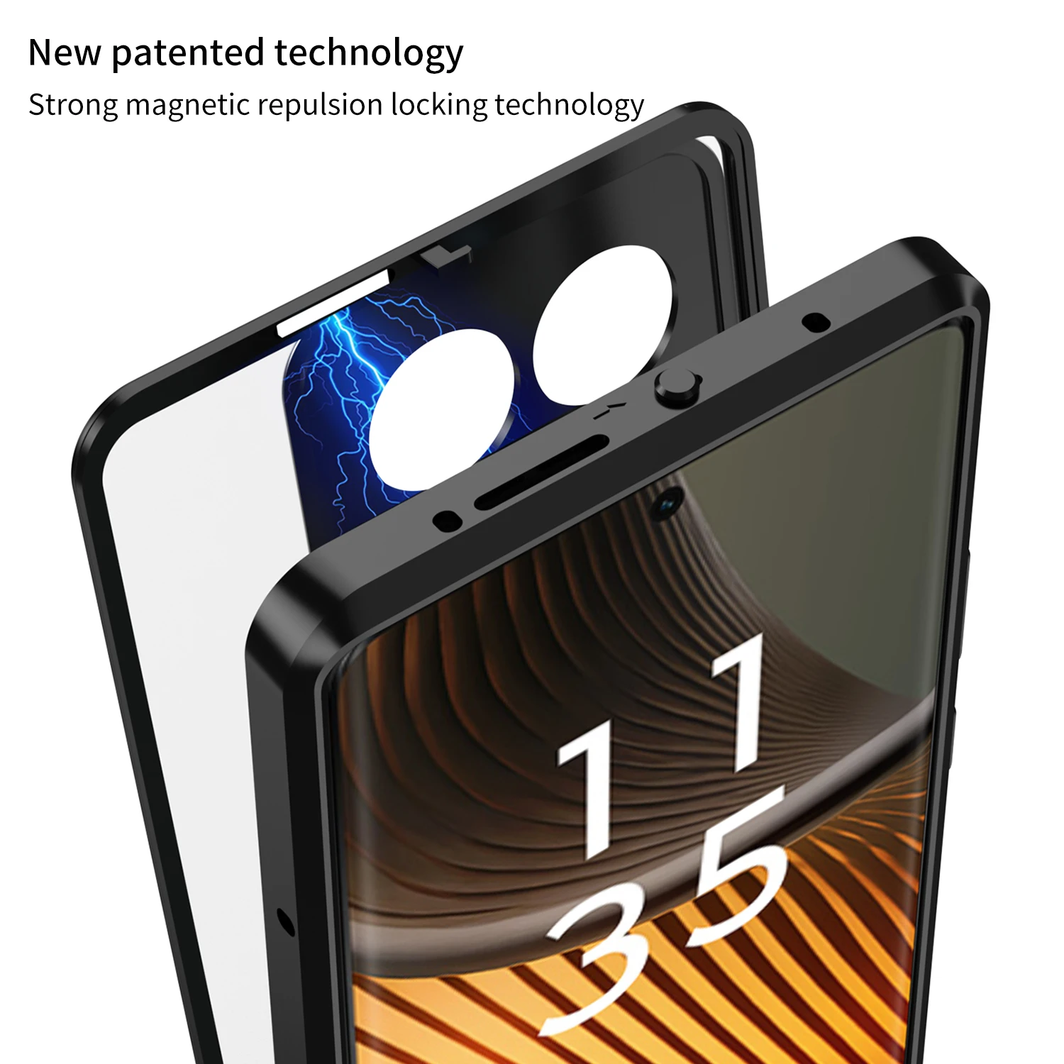 For Motorola MOTO Edge 50 Ultra Case Aluminum Frame Matte Phone Case For MOTO X50 Ultra Magnetic Shockproof Bumper Funda