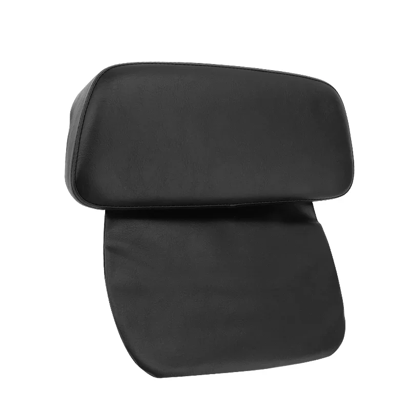 Motorcycle Black Passengers Backrest Pad Back Sissy Bar Seat Cushion Cover For Harley Touring Tri Glide 2009-Later