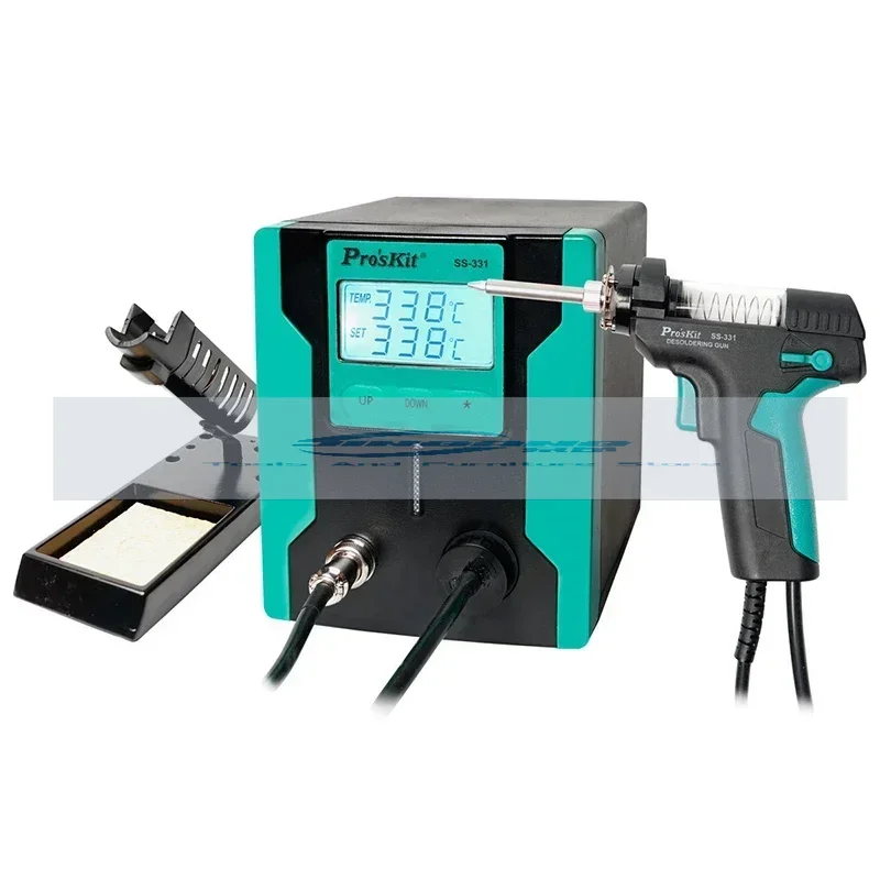 

220 В Pro'skit SS-331 Lcd Elektrische Desoldeermachine Anti-Statische High Power Sterke Zuigkracht SS-331H SS-331E Desoldeerpomp