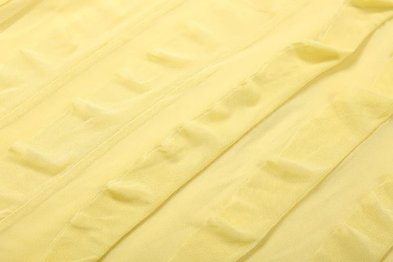 Sólido babados malha em camadas rendas até halter sem costas bodycon maxi vestido de festa feminino sexy decote em v sem mangas férias longo robe