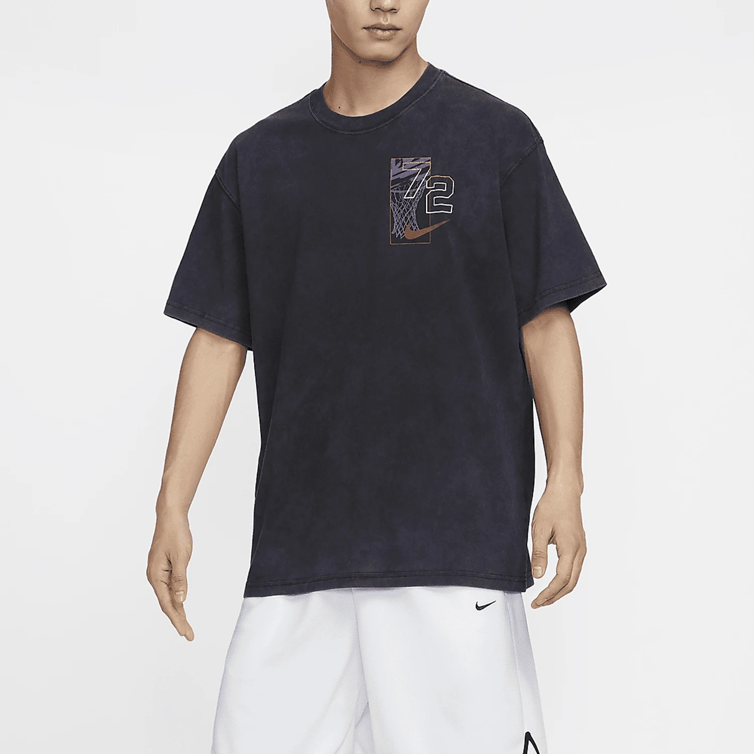 

Nike Authentic Current Season New Men's Knitted Soft Skin-Friendly Short Sleeve T-Shirt FZ8094-010