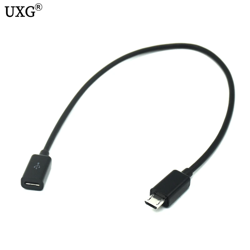 10cm 30cm 1m 3m 5m M/F For Micro USB 2.0 Type B Male To Female Extension otg Cable Wire Extender Charging OTG Cable Cord