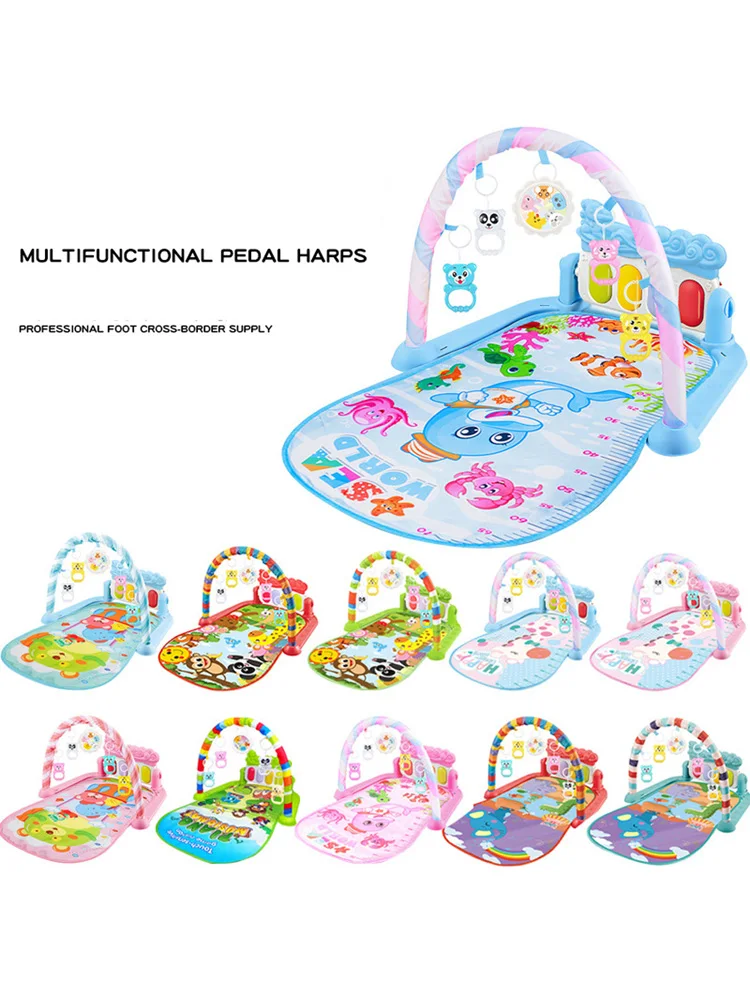 

Baby Pedal Piano for Children Music Piano Fitness Frame Toy Climbing Mat Newborn Musical Instrument Appease Piano Play Mats Gift