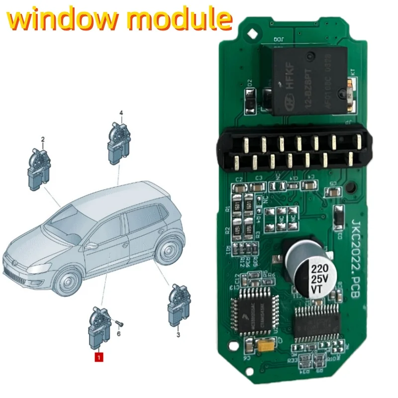 

NEW-VW window module Applicable to Polo/Derby/Vento-IND 6R0959801T 6R0959801K 6R0959802H 6R0959802R 6R0959802L 6R0959802J 10-14