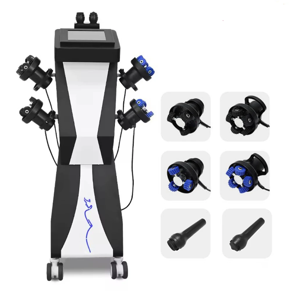 G12 6IN1 Vibrating Massage Machine Vibration Massager Fitness Inner Roller 360 Weight Loss Massage Cellulite Massager Device Spa