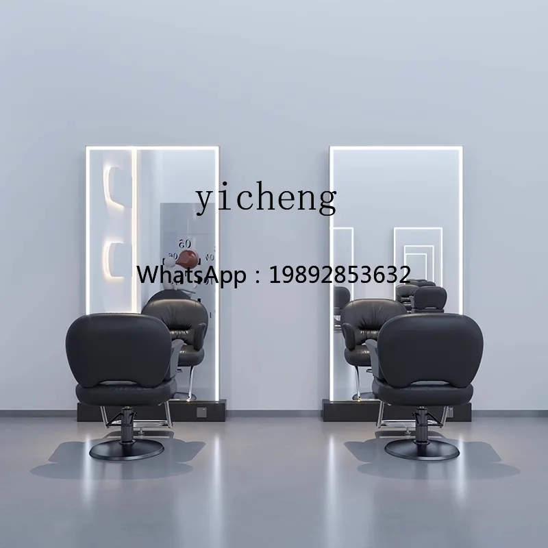 XJ-1   Internet hair salon mirror table floor-to-ceiling hair cutting high-end double-sided  perm and dye mirror table against