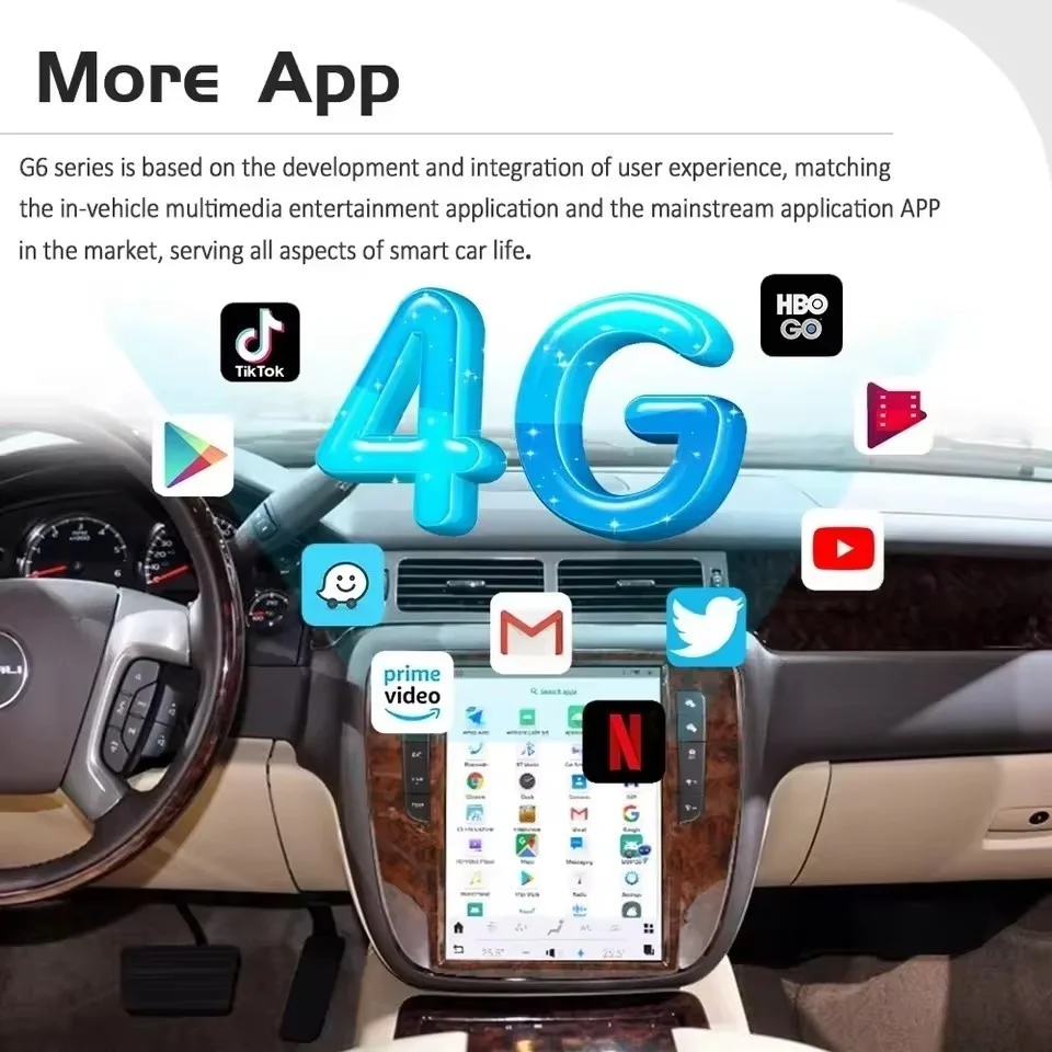 For GMC-Yukon 2007-2013 Android Car Radio Multimedia Player GPS Navigation HD Touch Screen Car Play Stereo Player smart car syst