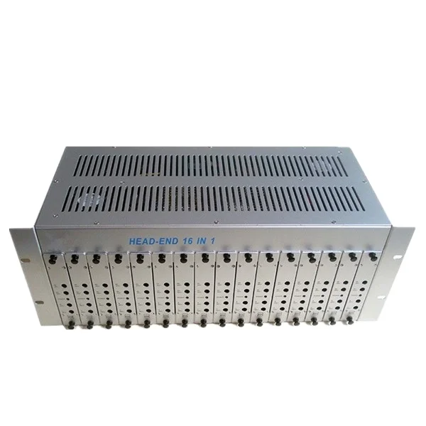 Customized Professional Cable Tv Modulator Av To  Modulator 16 IN 1 rca INPUT Fixed channel modulator