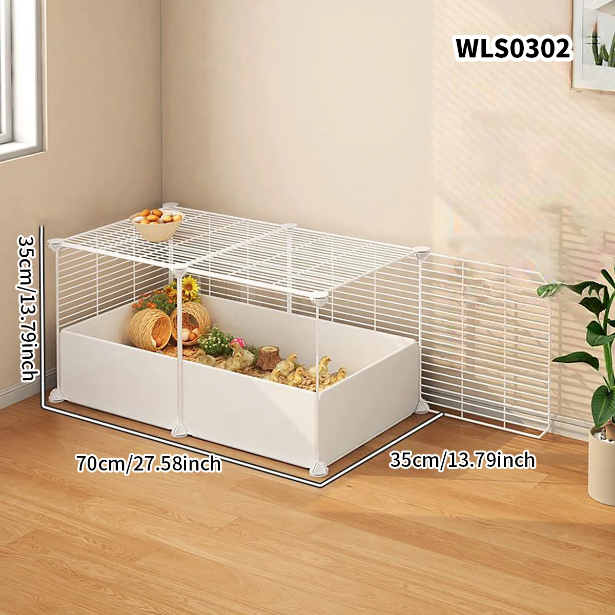 Hamsterkäfig für den Heimgebrauch, Luxus-Villa für Goldhamster, Kleintier-Zucht- und Beobachtungskäfig, Leerer Käfig