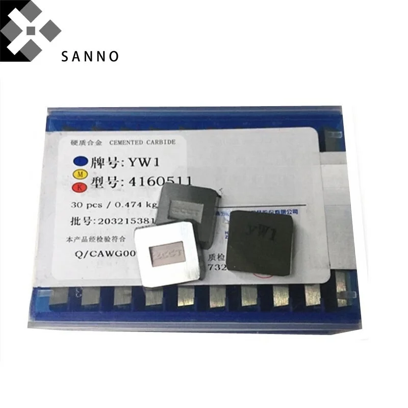 Imagem -02 - Inserções de Trituração Indexáveis Fixação do Carboneto Inserções de Giro do Cnc Lâmina do Torno Yg6 Yg8 Yw1 Yw2 Yt5 Yt15 Yt14 4160511 30 Peças