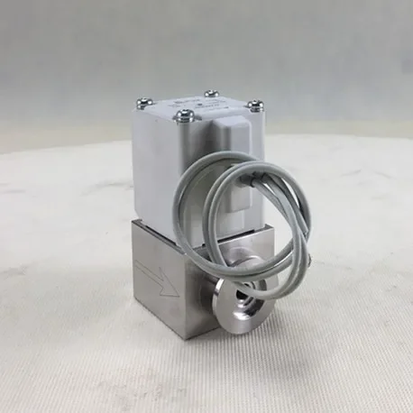 válvulas retas de bloco eletromagnético de alto vácuo