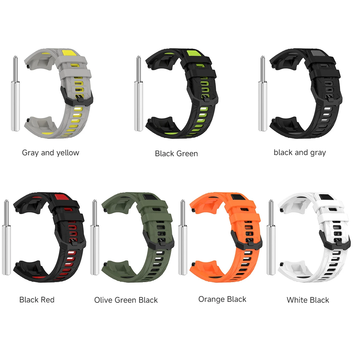 Cinturino in silicone per Huami Amazfit T-REX 3 con strumenti Bracciale sportivo Cinturini per orologi intelligenti Accessori per Amazfit T-REX3