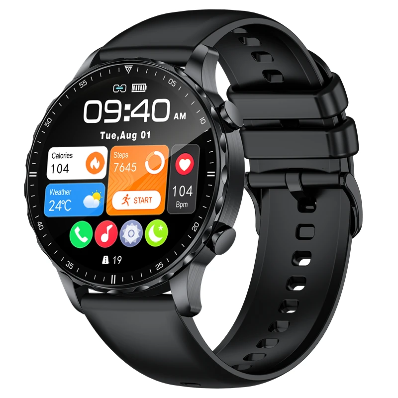 New LIGE Smart Watch Outdoor Waterproof Bluetooth Call 1.53'' 360*360 Full Touch Screen Watch Men Sport Fitness Men smart watch