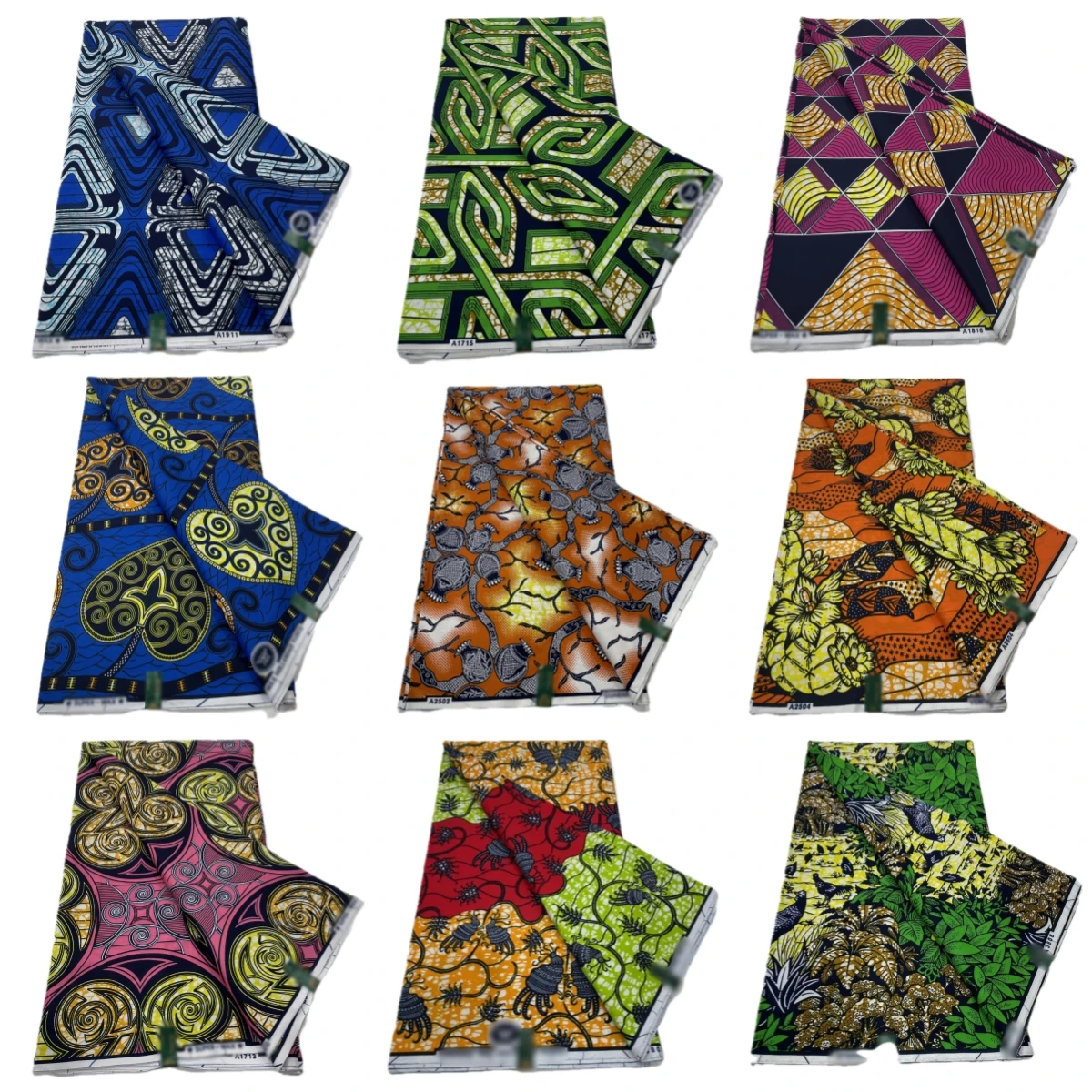 

African Ankara prints batik fabric real wax African sewing material 100% cotton soft good quality tissu for dress crafts