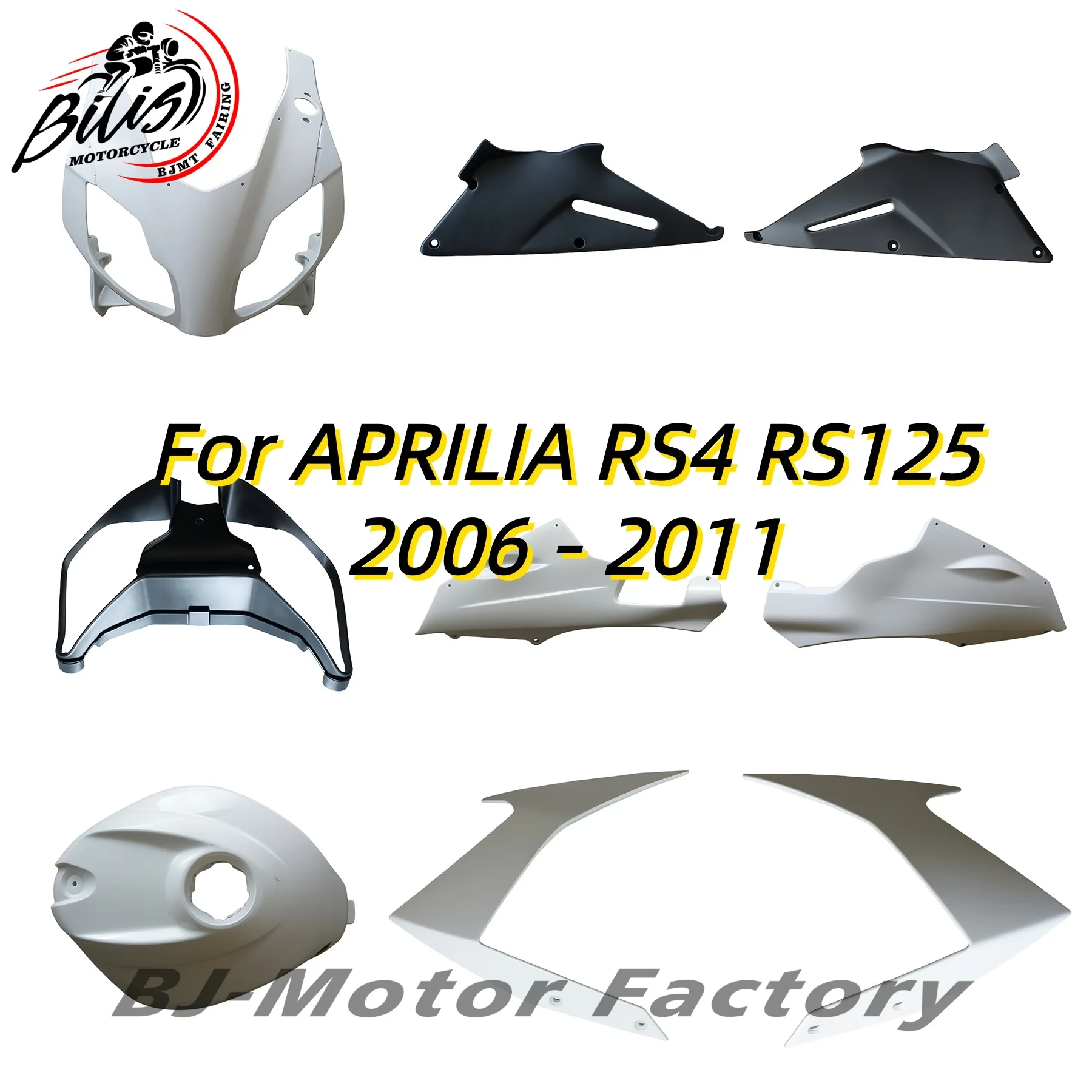 

New ABS Whole Motorcycle Fairings Kit Fit for Aprilia RS125 RS 125 R4 2006 2007 2008 2009 2010 2011 06 - 11 Bodywork