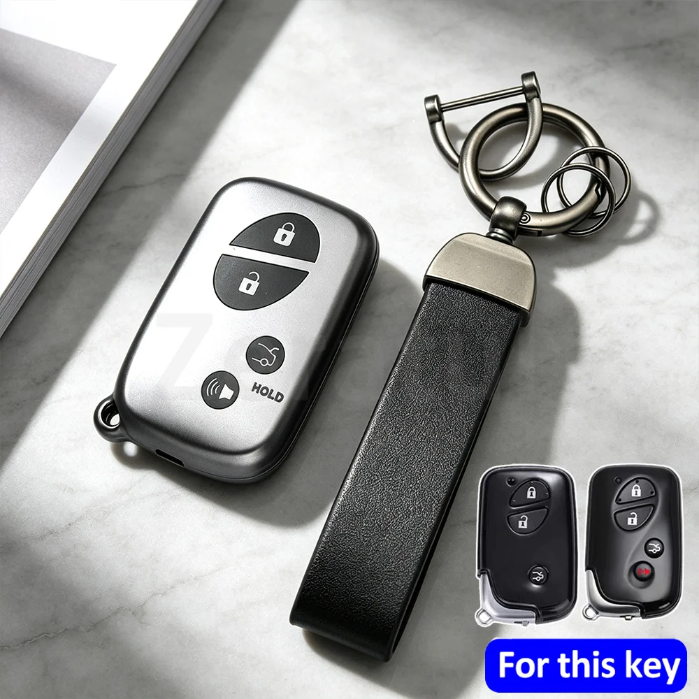 TPU Car Key Case Cover Shell Fob Holder For Lexus CT200H GX400 GX460 IS250 IS300C RX270 ES240 ES350 LS460 GS300 450h 460h