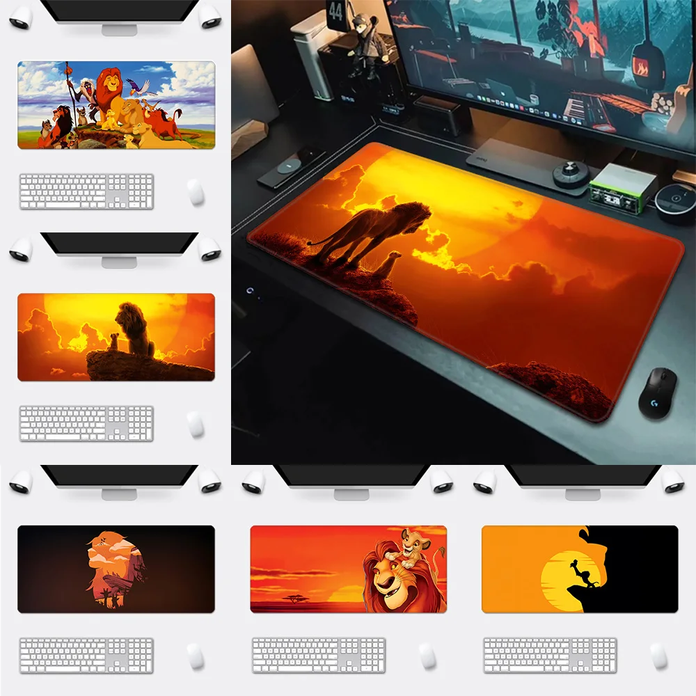 

Cute Disneies The King Lion Mousepad HD Printing Computer Gamers Locking Edge Non-slip Mouse Pad XXL90x40cm Keyboard PC Desk Pad