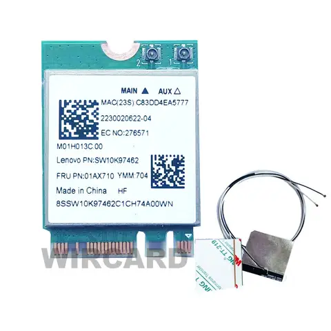 New RTL8821CE WiFi Bluetooth 4.2 802.11AC Wireless Netowrk Card For DELL ASUS Acer Lenovo E470 E470c V130 V145 S145 V330 01AX710
