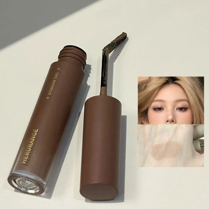 Natural Eyebrow Enhancer Dye Gel Tint Waterproof Lasting Quick Dry Dyeing Brow Tattoo Tinted Cream Brow Mascara Makeup Cosmetic