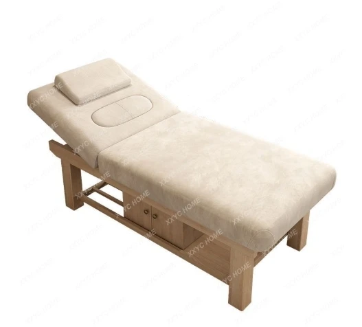 HHBeauty Salon Special Massage Treatment Bed TCM Massage Moxibustion Spa Ear Picking L185xW70cm