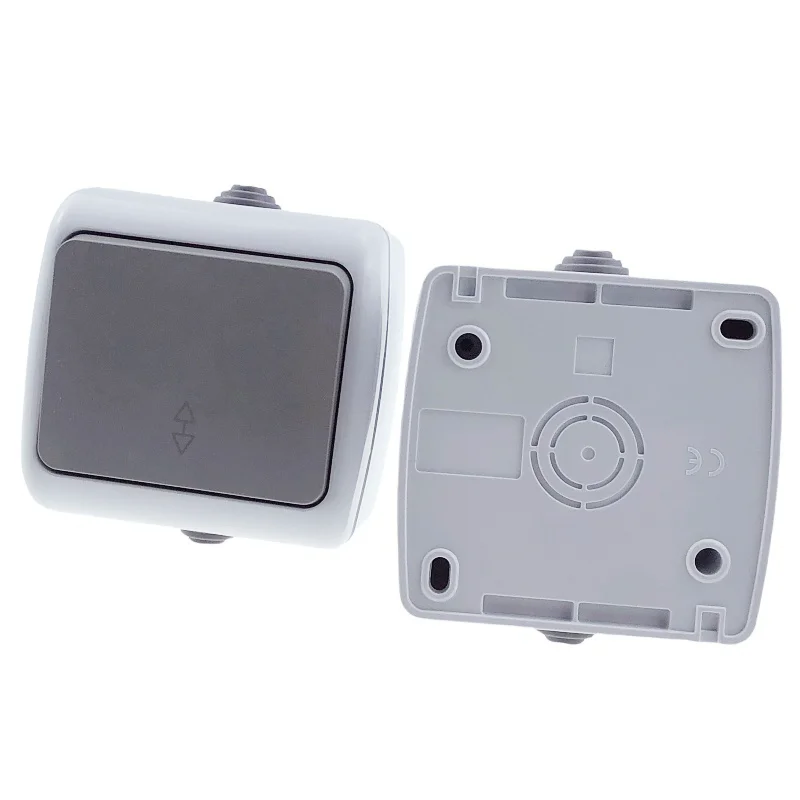 European Wall Switch IP54 Surface type 1 gang 2 way Wall Switch