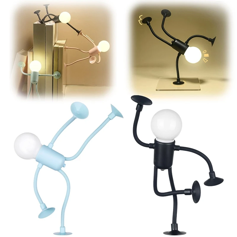 MAKE-Changeable Shape Funny Sportsman Night Light,DIY Shape Night Lights For Adults Room,For Bedroom Decorations