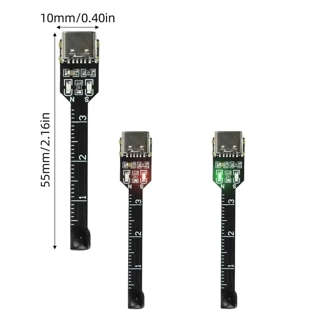 Magnetic Pole Detection Pen Type-C DC5V Circuit Board Hall Sensor Module Close Range Induction NS Polarity Identification Module