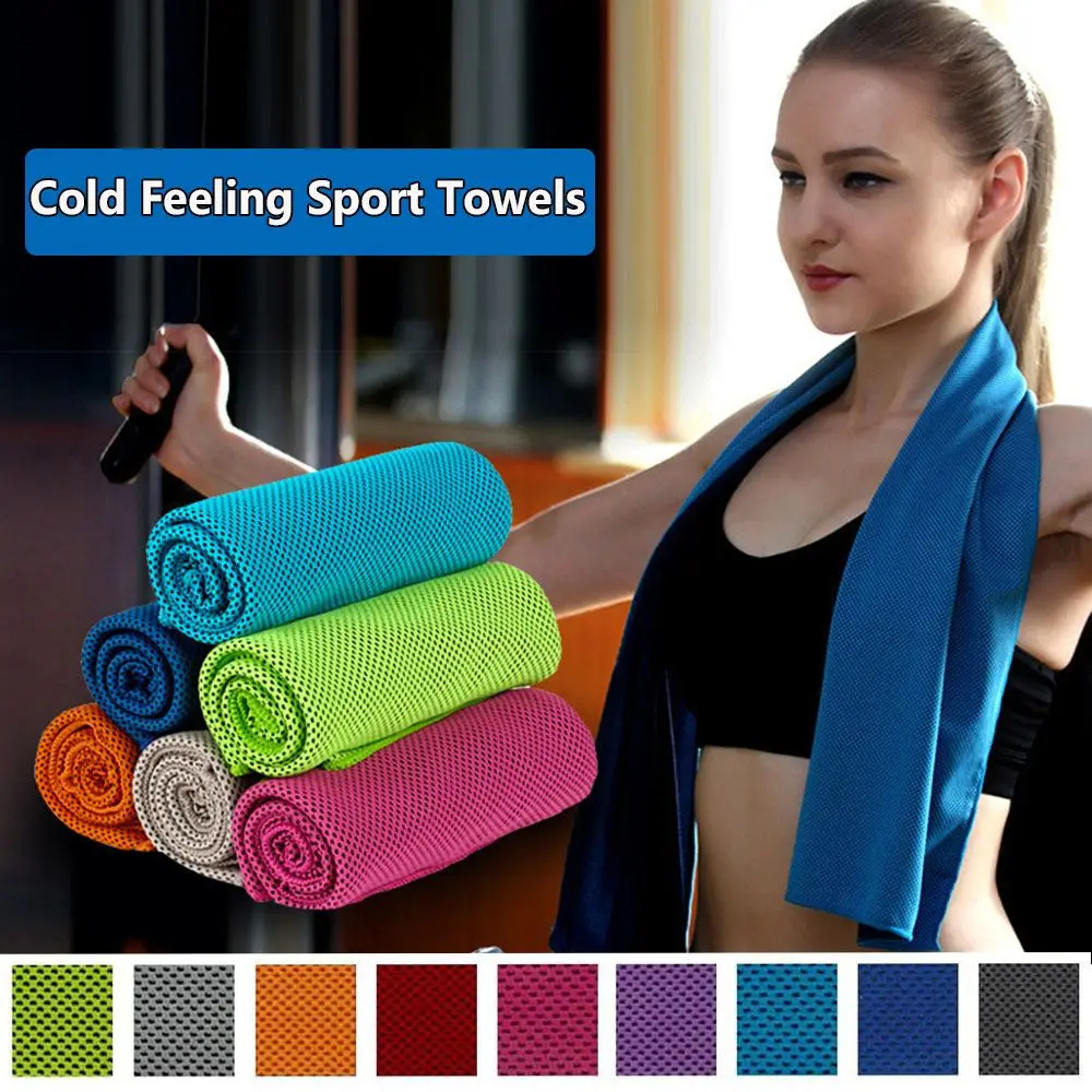 Bowling Golf Workout Outdoor Sports Travel Quick-Dry Beach Towel Cold Feeling Towel Instant Cooling Cooling Towel