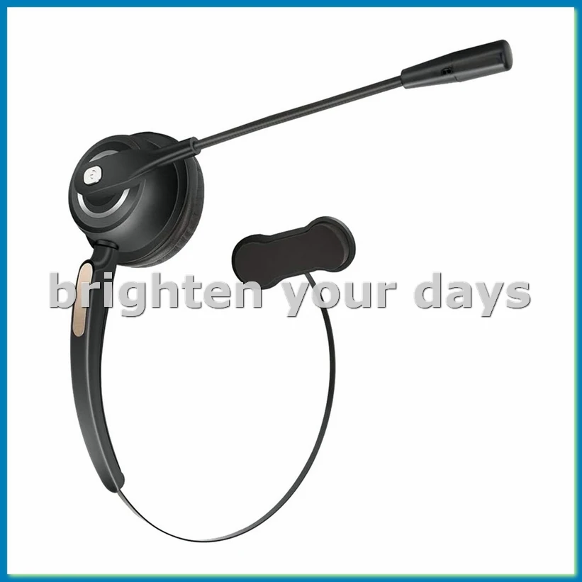 Wireless Headset Noise Cancelling Bluetooth Headphones with Mic Gaming Headset, Best Call Center Headset with Microphone-ABFT