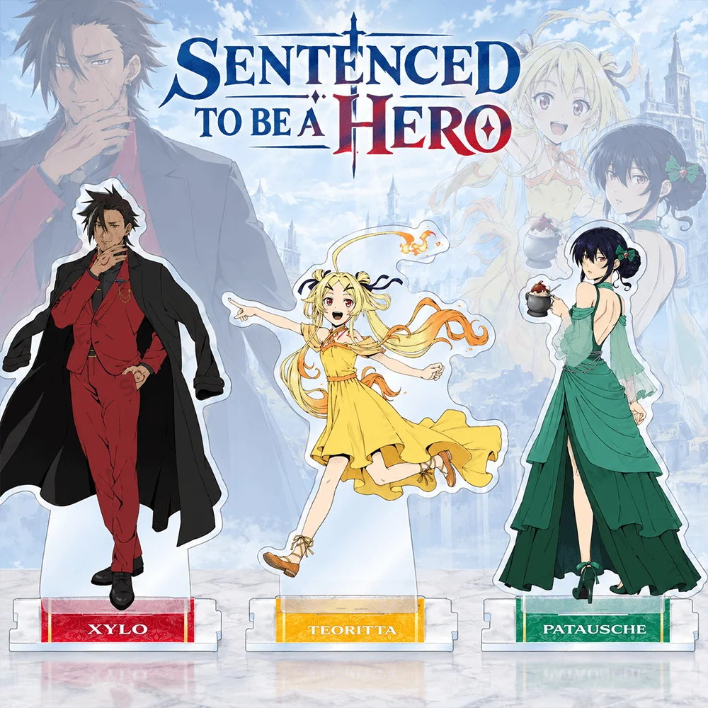 Sentenced to Be a Hero Xylo Forbartz 15cm Acrylic Stand Keychain Figure Desk Display Decor Cosplay Peripherals Collectible