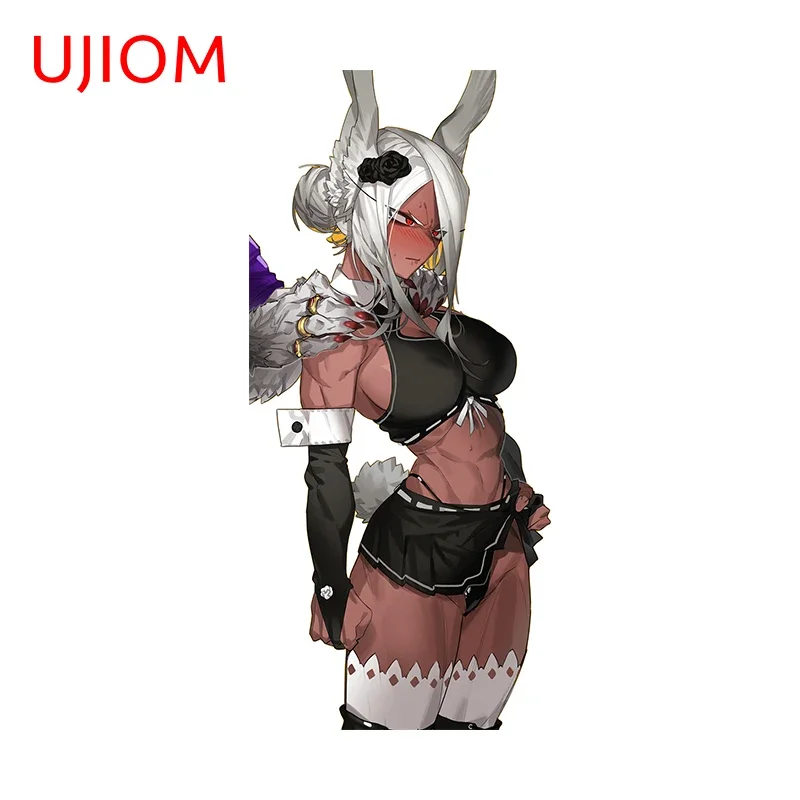 UJIOM 13cm X 5.9cm Mirko Anime Girl Wall Stickers Creativite Waterproof Living Room Laptop Decal Wardrobe Decoration Chambre