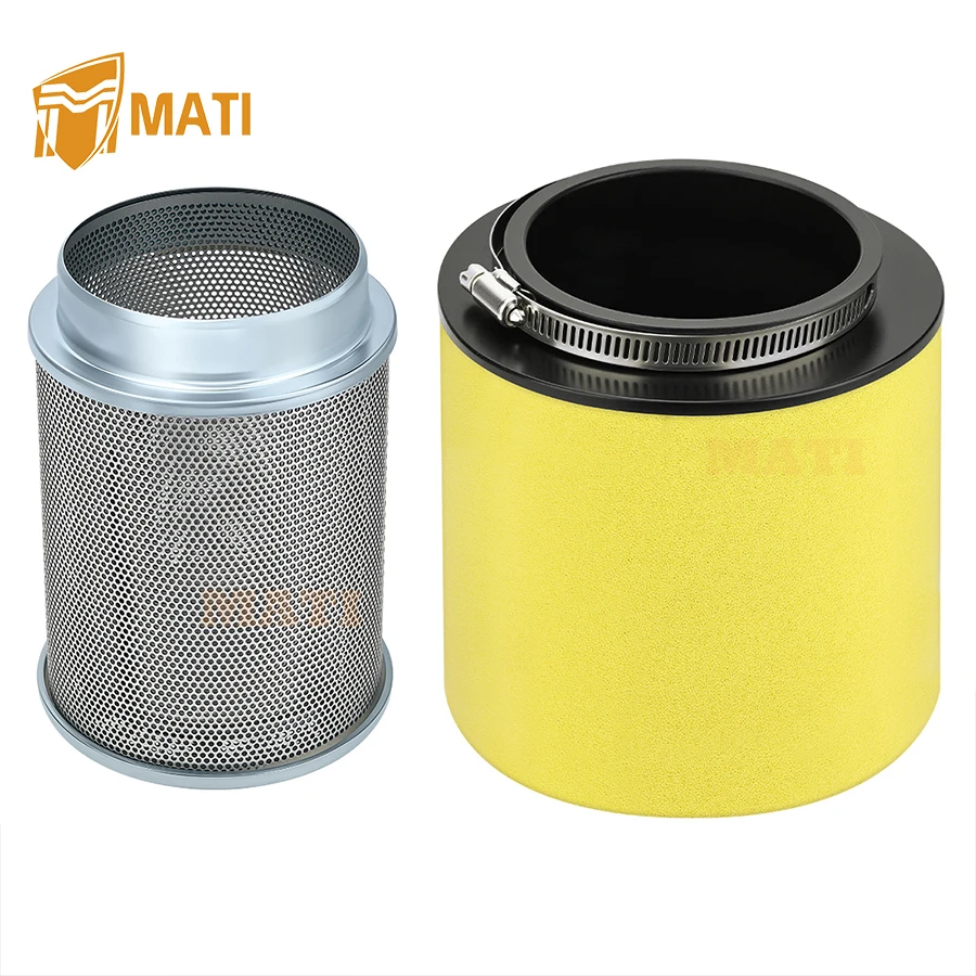 M MATI Air Filter & Guide Cleaner Body For Honda TRX450R 2004 2005 17211-HP1-000