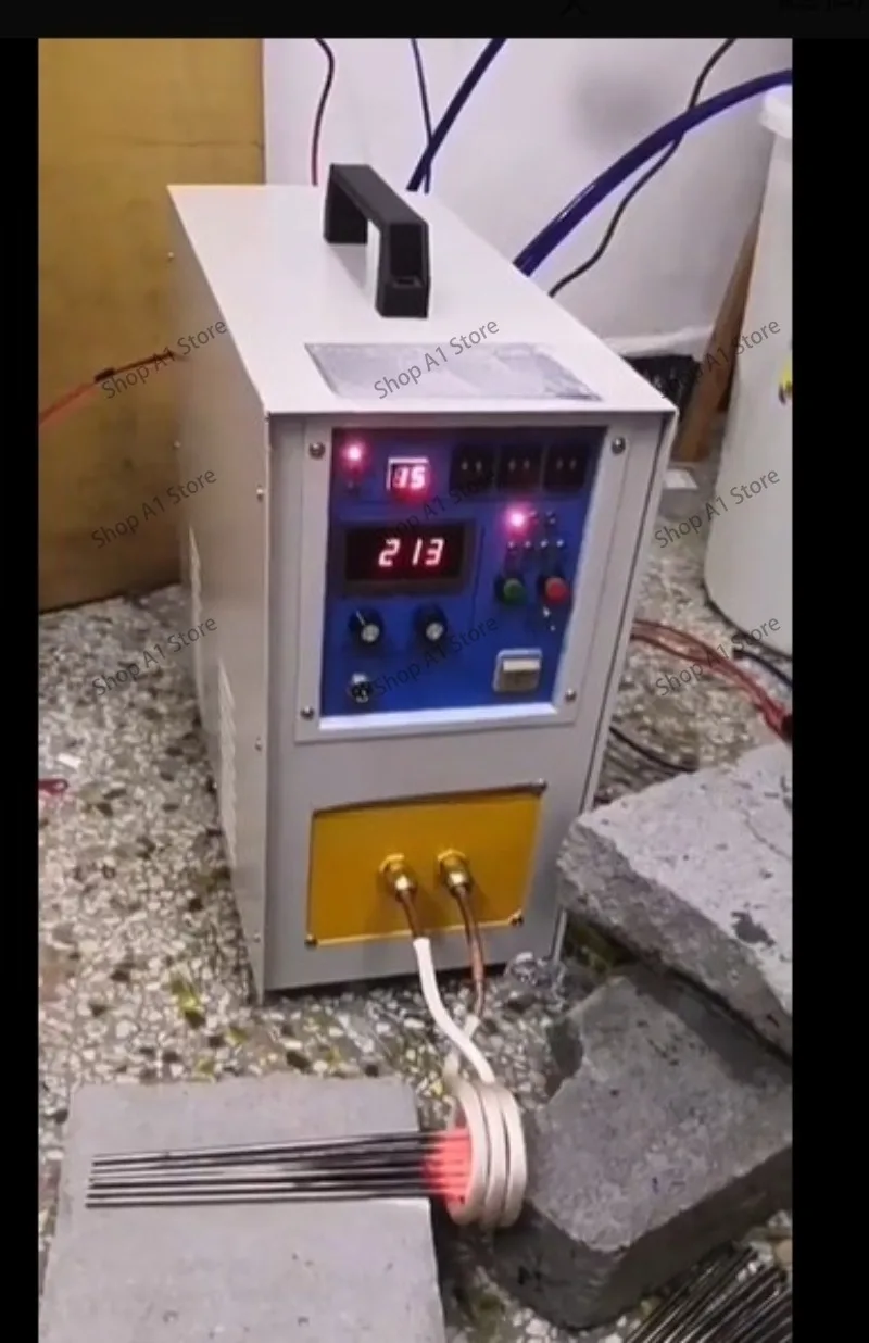 15KW Induction Heater Induction Heating Machine  Metal Smelting Furnace High Frequency Welding Metal Quenching Equipment
