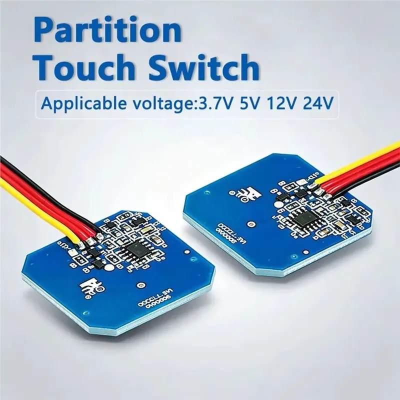 SHGO-3.7V-24V Penetrating Wood Board Touch For Wood/Glass/Acrylic/Closet Touch Switch Hand-Activated Sensor Switch