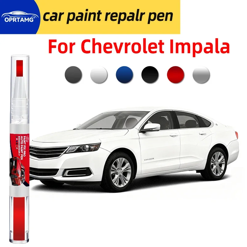 Caneta de reparo de pintura de carro, para chevrolet impala, reparo de arranhões, spray preto, ferramentas de pintura de carro, acessórios, gadgets, a