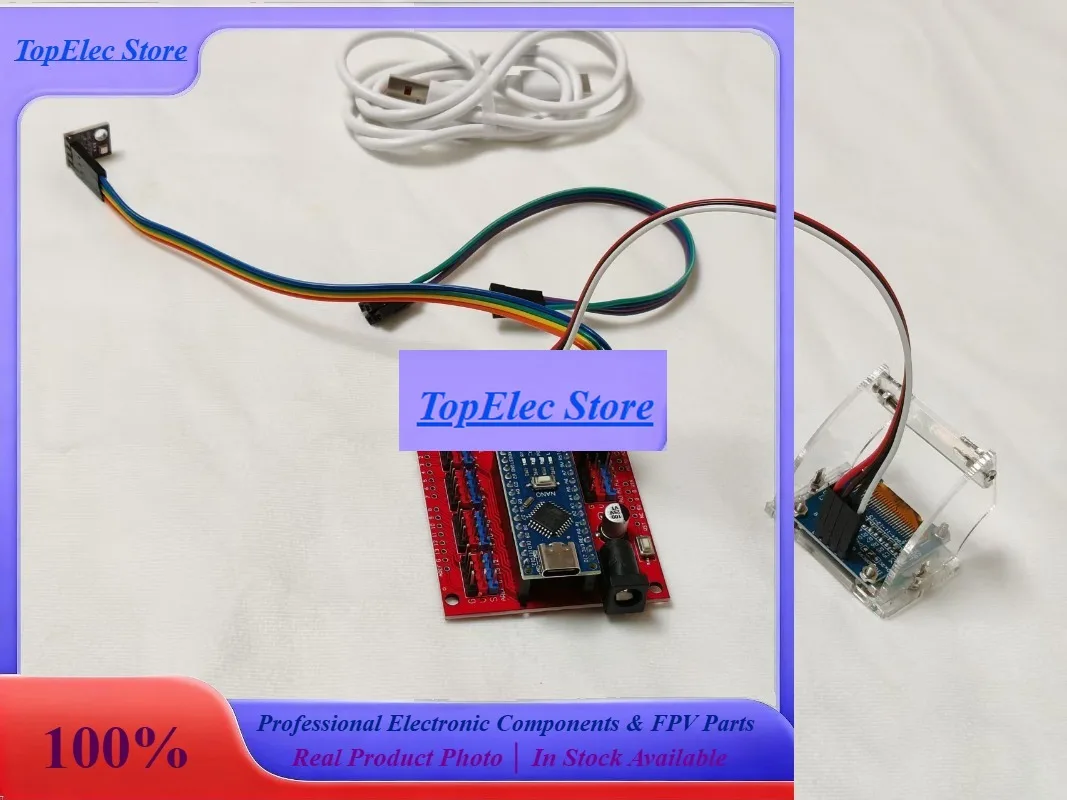 TopEs1Set RC Model Rocket Altimeter/Barometer W Smart Sensor Pressure/Temp/Humidity Monitor Real-time Altitude Display Type-C Po