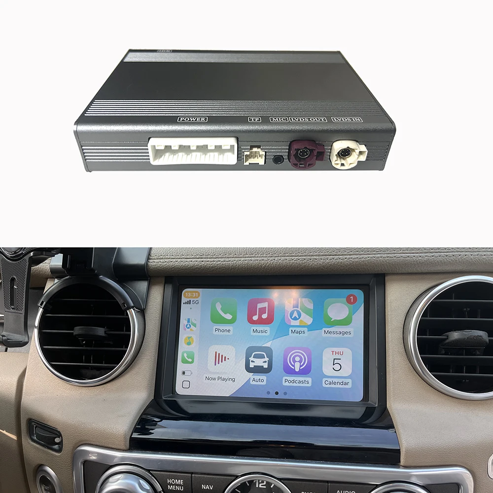 Wireless Carplay For Land Rover Discovery 4 2009-2012 Denso Android Auto Smart Box Multimedia Navigation Plug And Play