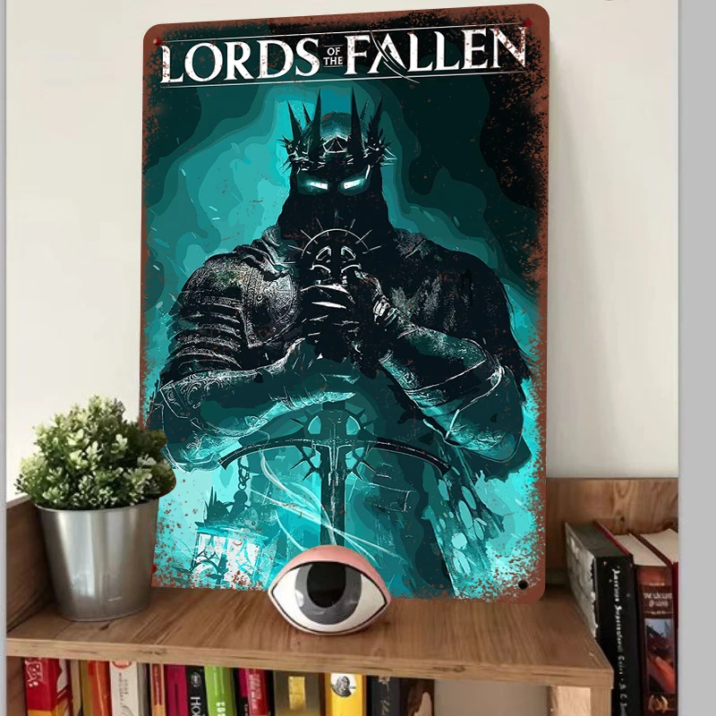 Lords of The Fallen Game Poster Metal Wall Art Decorative Painting for Home Office Decoration