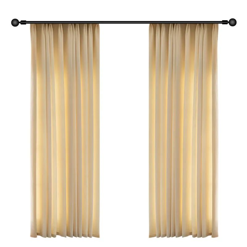 

High-end three-dimensional thickened curtains living room bedroom balcony curtains finished modern and simple