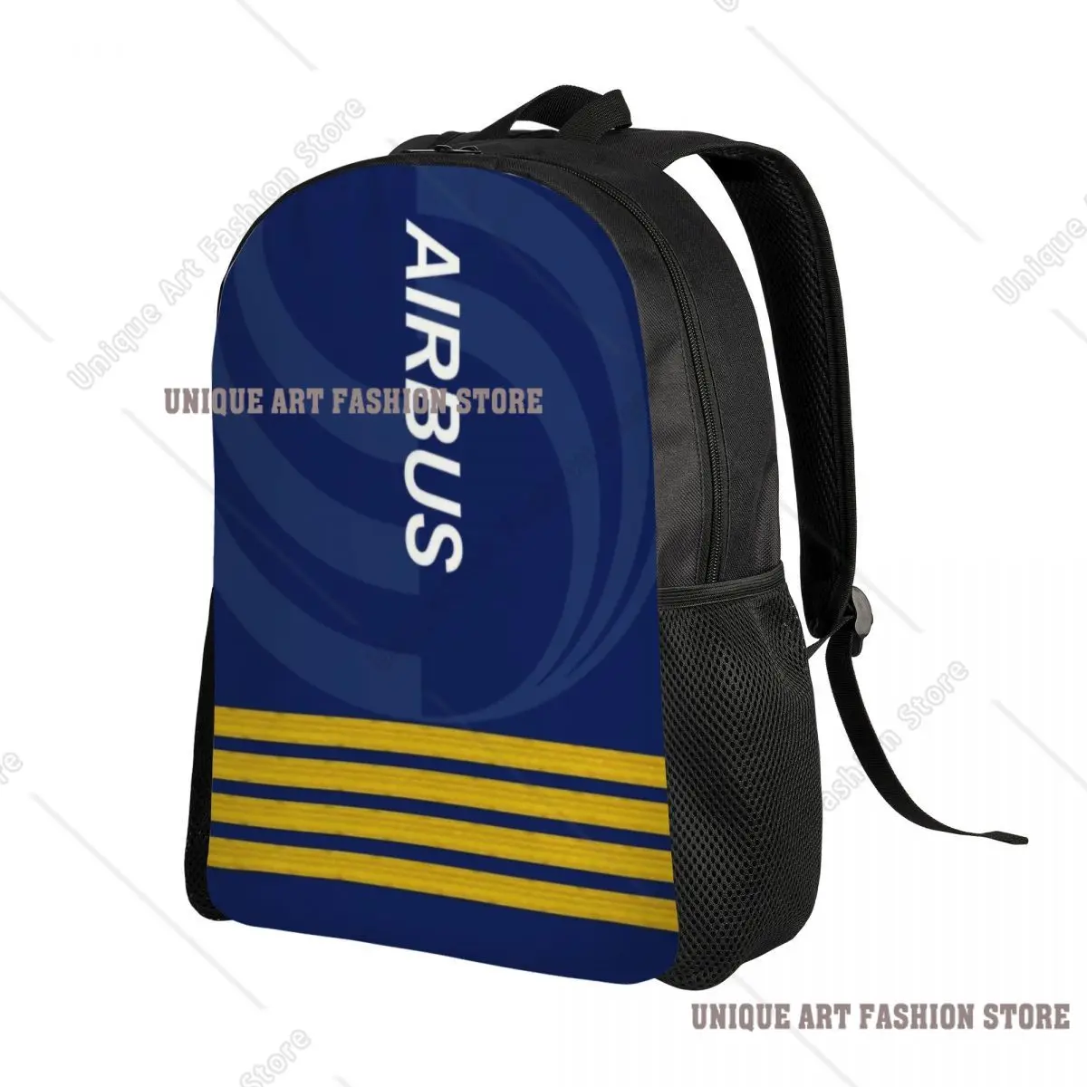 Airbus Fighter Pilot Laptop Backpack Men Women Casual Bookbag for School College Student Aviation Airplane Bag