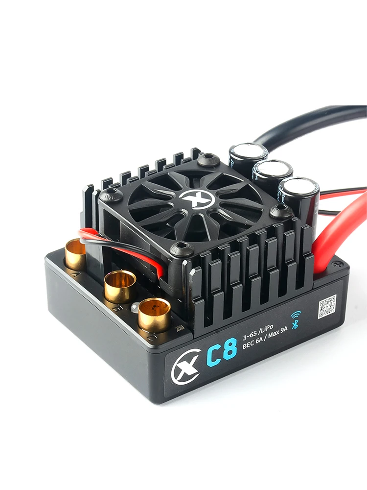 XC-ESC C8 160A Bürstenlosen ESC Unterstützung 3S ~ 6S Lipo Batterie Für 1/7 1/8 RC Modell auto Wüste Lkw Monster Truck Buggy Zubehör