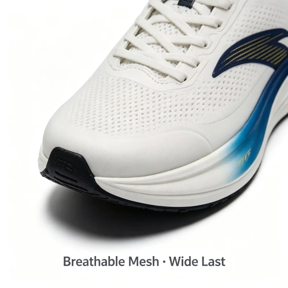 ANTA PG7 Men's Running Shoes Travel Step 3.5 Professional Shock Absorbent Wear resistant Wide Last Running Shoes Commuting Shoes