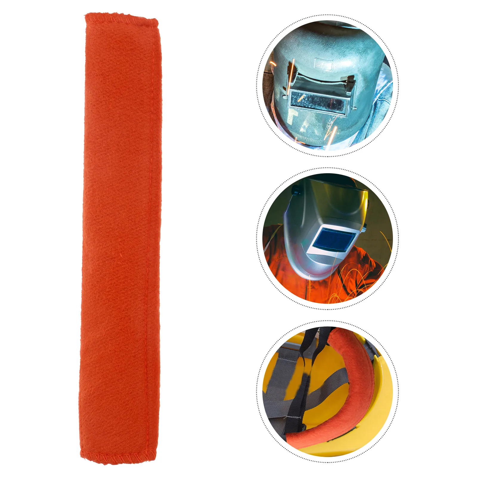 

4Pcs Safety Liner Flame Retardant Sweatband Breathable Cushion Pad Welding Hard Hat Insert Protection Support