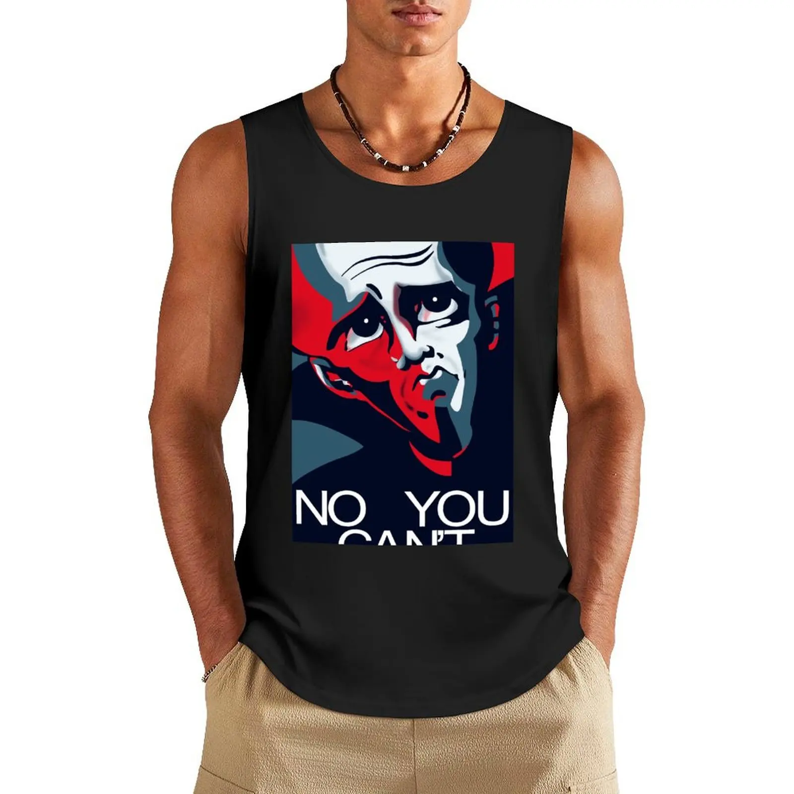 Megamind No You Can't Tank Top sleeveless tshirts for men training weight vest