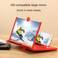 10/12 inches Screen Magnifier Stand Mobile Phone 3D Screen Video Magnifier Universal Phone Stand Enlarged Screen Video Amplifier