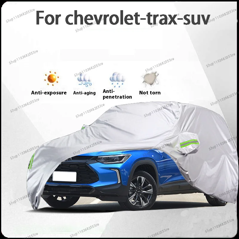 

For Chevrolet Trax Fit Car Cover - Waterproof, Dustproof, Sunshade (UV), Snowproof | Silve Full Cover with All-Day Protection