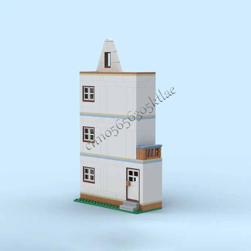 214PCS City Series Moc42638 Castle Breakfast Hotel Compatible Enclosed ModelDIY creative ideas Children Toy Assembly Puzzle Gift