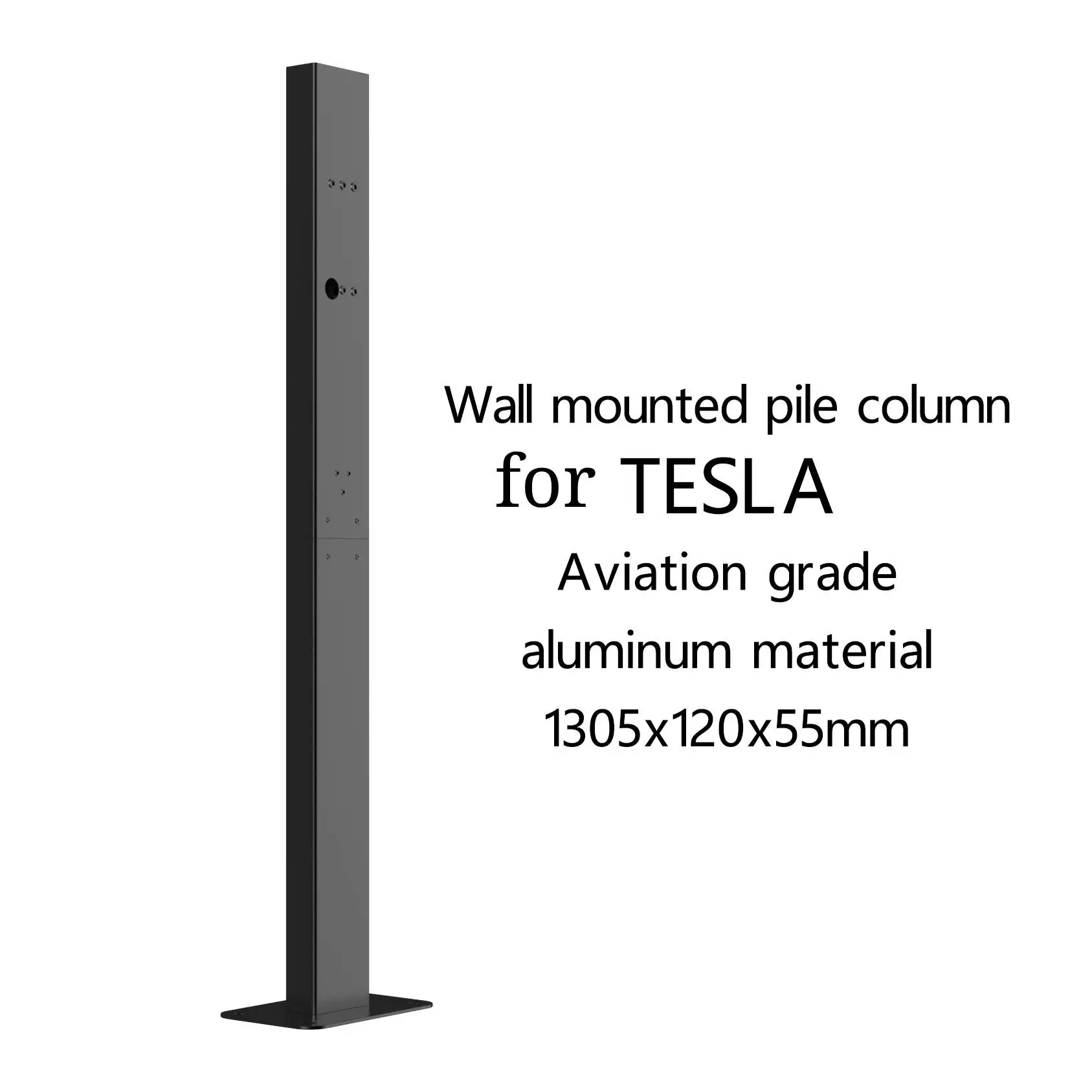 EVSE Wall Connector Pedestal EV Charging Holder Stand for Tesla model3 Y Durable EV Charging Mounting Pole Easy to Install